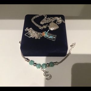 Two Necklaces and a Bracelet